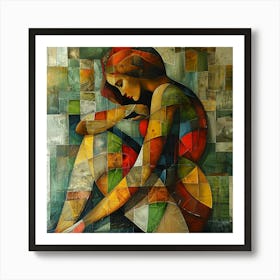 Abstract Of A Woman 18 Art Print