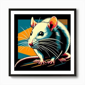 Pop Rat 1 Art Print