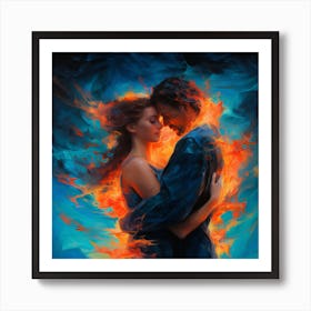 Fire And The Flames Art Print
