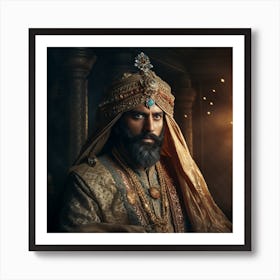 Indian King 1 Art Print