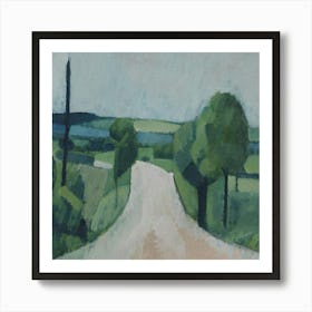 Country Road 8 Art Print