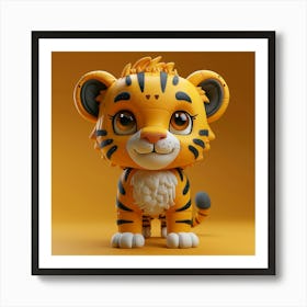 Tiger Cub 3 Art Print