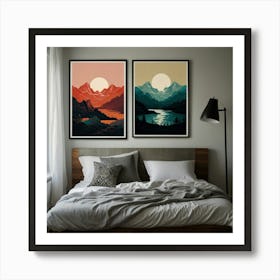 Mountain Landscape Print Art Print