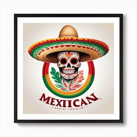 Mexican Skull 96 Art Print