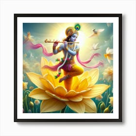 Krishna Art Print