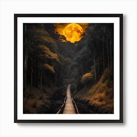 Full Moon Art Print