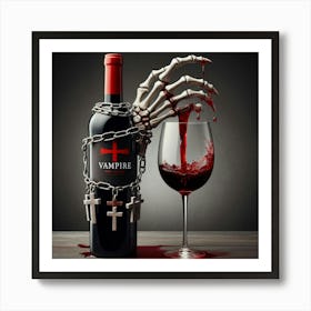 Vampire Wine 1 Art Print