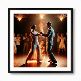 Dance With Fire Art Print