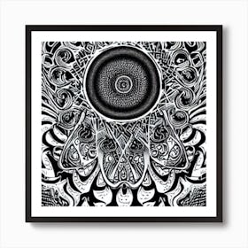 Psychedelic Experience Drawing Art Print