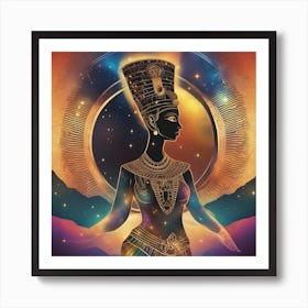 Divine Melanin Goddess 369 Art Print