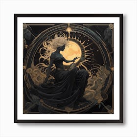 Moon And The Sun Art Print