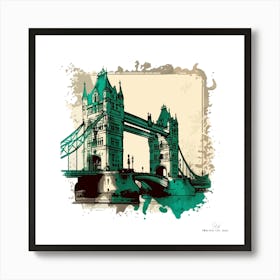 Tower Bridge London.A fine artistic print that decorates the place.5 Art Print