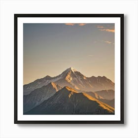 Misty Mountains Art Print