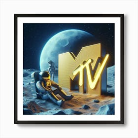 Mtv Logo 2 Art Print