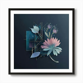 Abstract Floral Painting Art Print