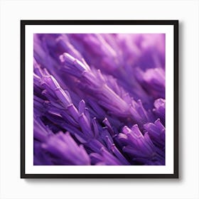 Lavender Flowers 10 Art Print