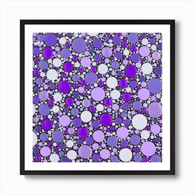 Purple Heaven Square Art Print