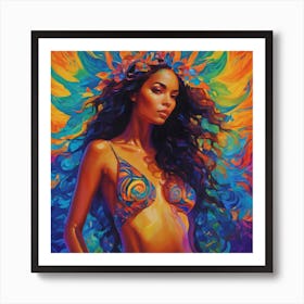 Sexy Woman Art Print