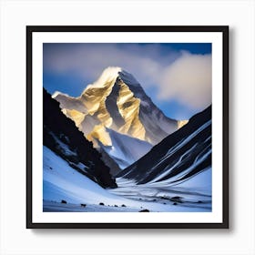 MOUNT QOMOLANGMA Art Print