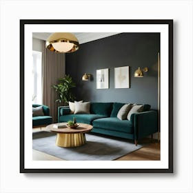 Modern Living Room 107 Art Print