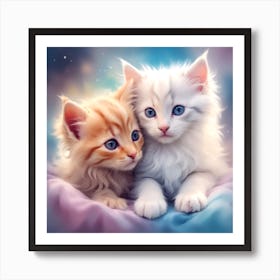 cute kitten 1 Art Print