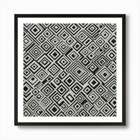 Black and White Abstract Art 96 Art Print