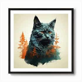 Coon Cat 3 Art Print