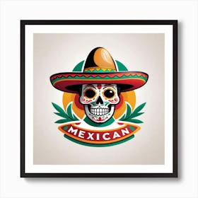 Mexican Skull 38 Art Print