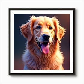 Golden Retriever Art Print