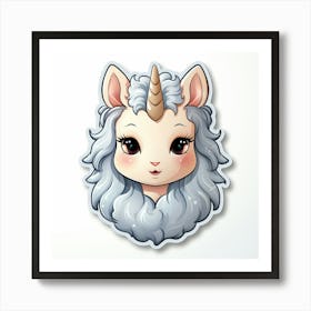 Unicorn Sticker 21 Art Print