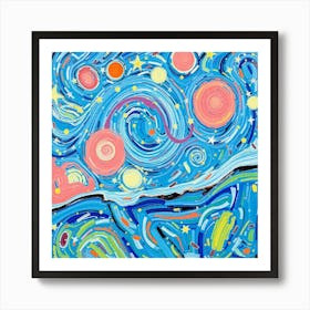 Starry Night 35 Art Print