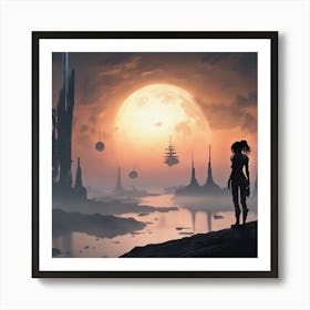 Sci-Fi Painting Art Print