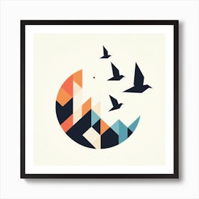 Birds In The Sky Art Print
