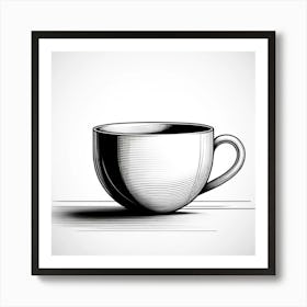 Coffee Cup Vector Illustration 2 Art Print