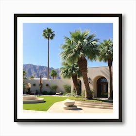 Palm Springs California - Palm Springs Stock Videos & Royalty-Free Footage Art Print