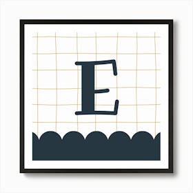 Letter E Poster