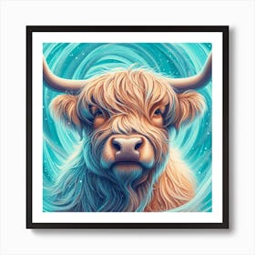 Highland Cow 5 Art Print