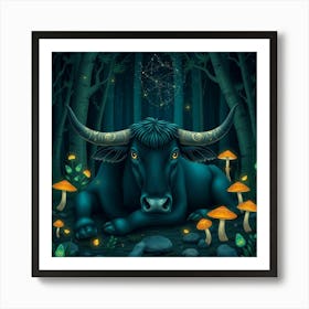 Bull In The Forest 16 Póster