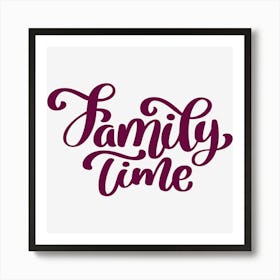 Family Time 1 Art Print