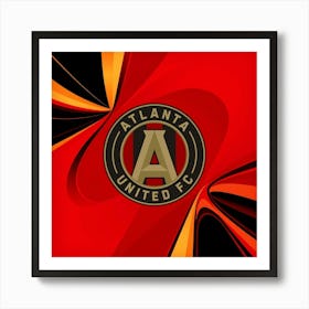 Atlanta United FC Logo Wall Art 6 Art Print