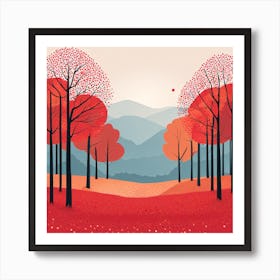 Autumn Landscape 7 Art Print