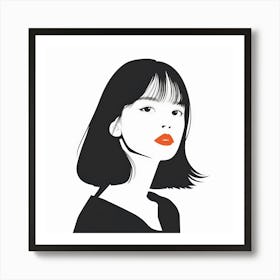 Portrait Of A Woman 145 Art Print