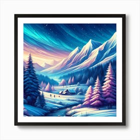 Winter Landscape 11 Art Print