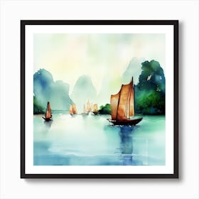 Fishing Boats by Janoka82 - Wrapped Canvas Photograph Breakwater Bay Size: 12 W x 8 H