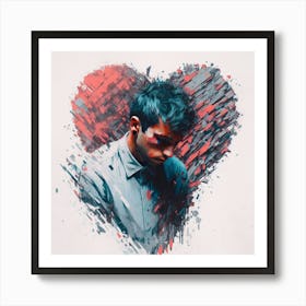 Heart Of A Man Art Print