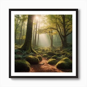 Forest Moss Art Print