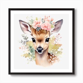 Cute Fawn 9 Art Print