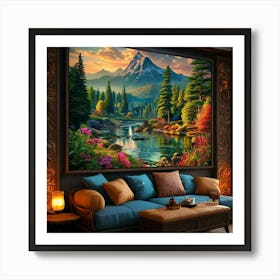 Landscape Painting Art Print