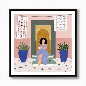 Moroccan Girl Art Print