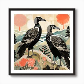 Bird In Nature Vulture 3 Art Print